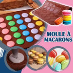 Moule Macaron | PERFECTMACARON™ 2 EN 1 | tapis silicone macaron - Vignette | LA CUISINE DE MAMIE