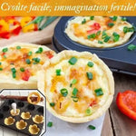 Moule Mini Tartelette | EASYTARTELETTE™ | Ensemble d'emporte-pièce pour croûte de tartelette parfaite - Vignette | LA CUISINE DE MAMIE