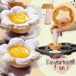 Moule Mini Tartelette | EASYTARTELETTE™ | Ensemble d'emporte-pièce pour croûte de tartelette parfaite - Vignette | LA CUISINE DE MAMIE